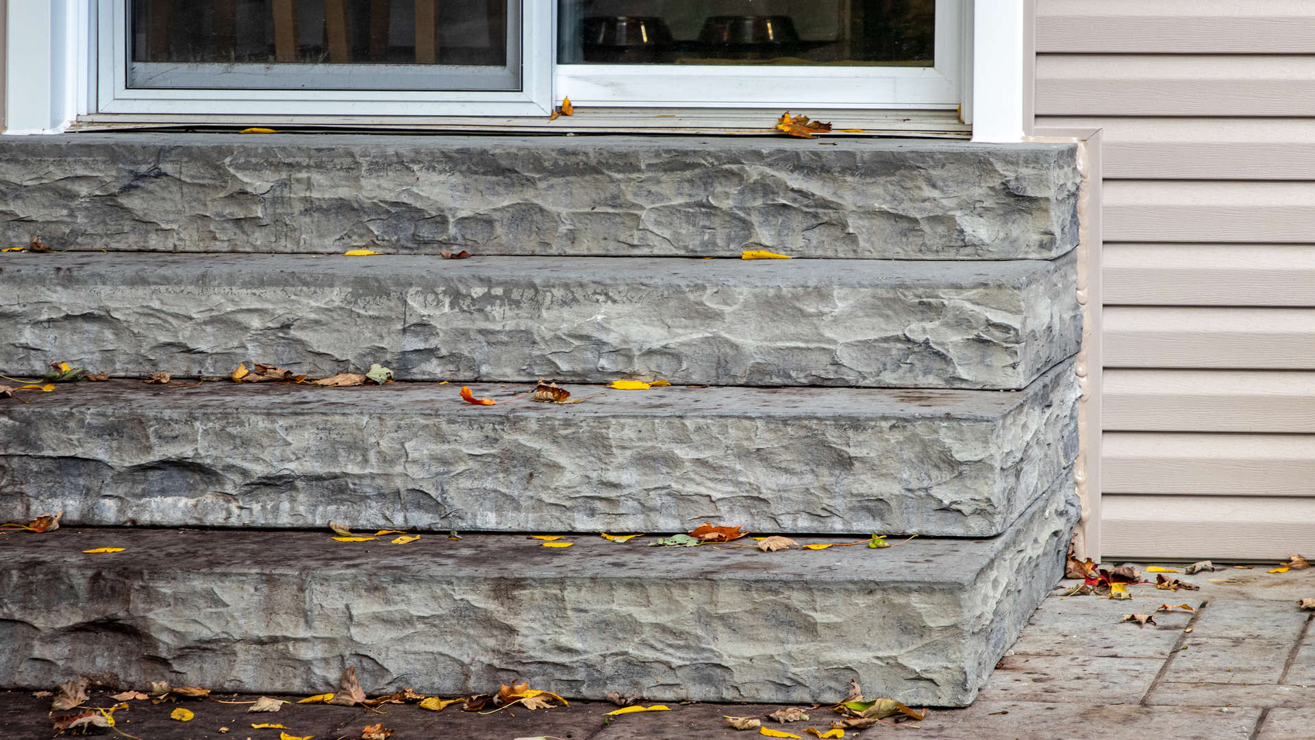 Stone steps. A hardscaping project in London Ontario.
